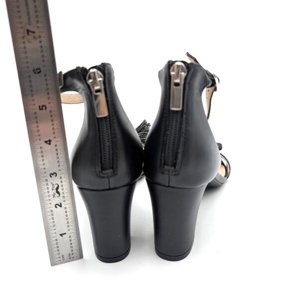 LifeStride Florence Bow Heel Sandals Women's Ankle Strap Black Size US8M EU38.5 - Picture 10 of 10